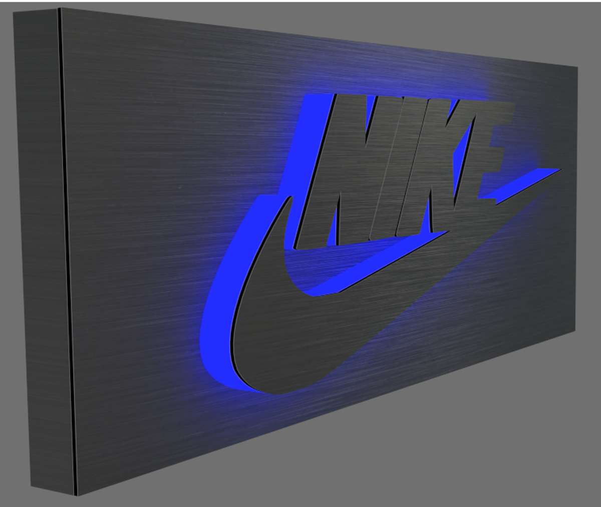 LED Business Logo Sign (Alu crown)