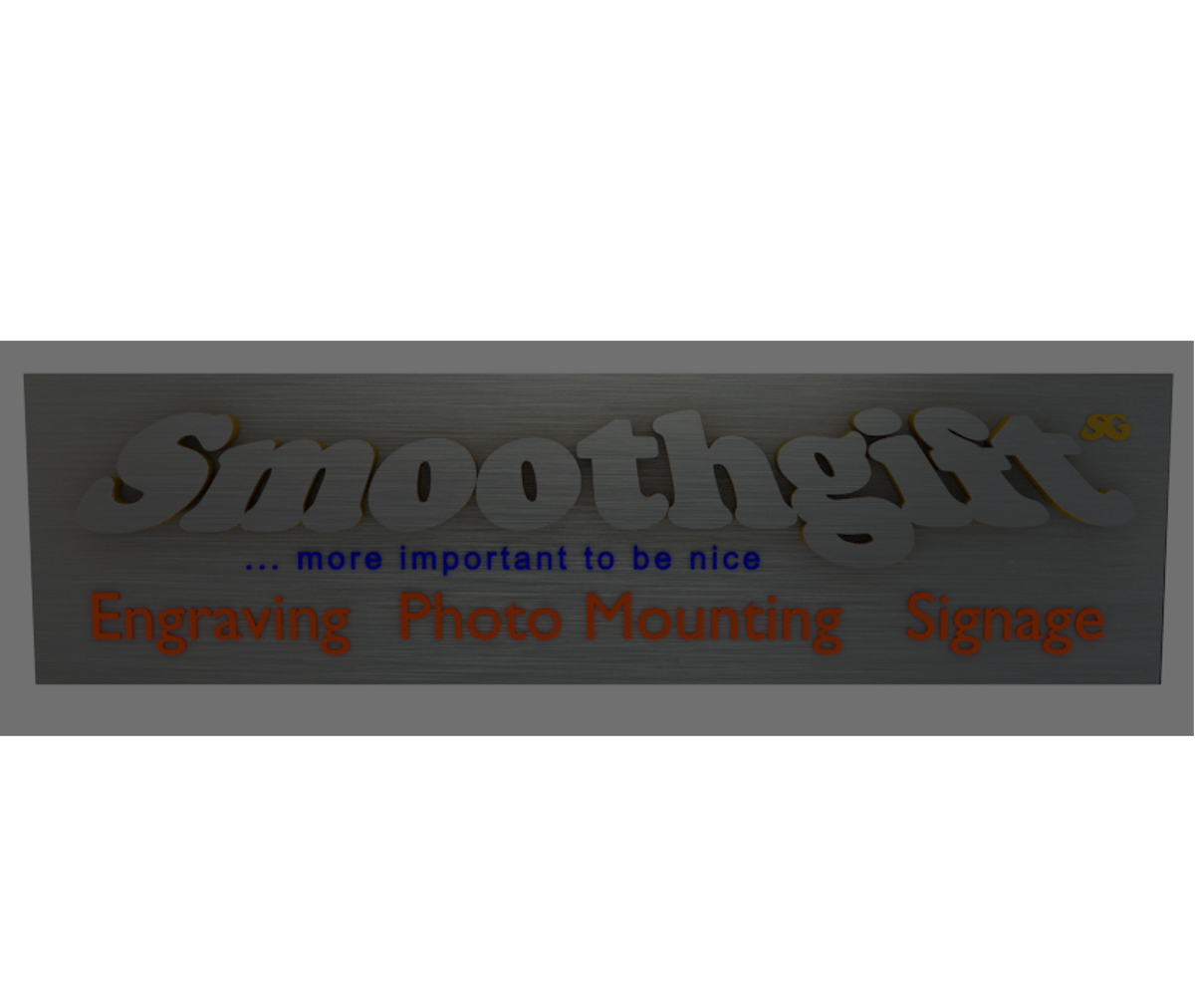 LED Business Sign (Alu crown)